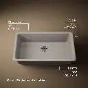 Kohler 5707-TRF Iron/Tones 33 Single Bowl Kitchen Sink