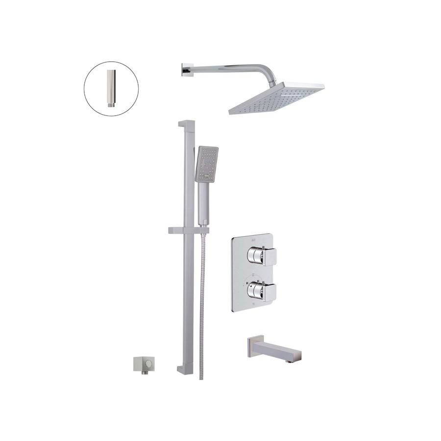 ALT 91283 Riga Thermostatic Shower System 3 Functions Chrome 1