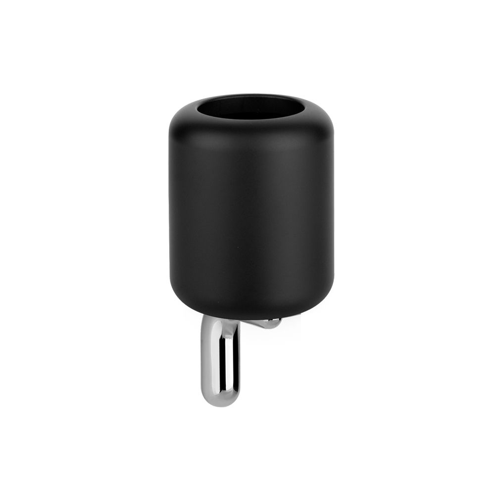 Gessi 38008 Goccia Wall Mounted Ceramic Holder Black Gres 1
