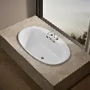 Kohler 5713-W1-0 Underscore 60X36 Oval Bath W/Bask