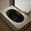 Kohler 5713-W1-7 Underscore 60X36 Oval Bath W/Bask