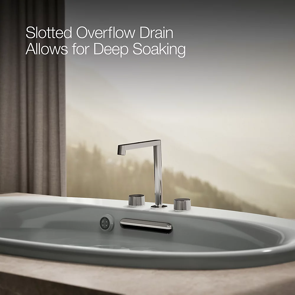 Kohler 5713-W1-95 Underscore 60X36 Oval Bath W/Bask