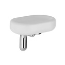 Gessi 38001 Goccia Wall Mounted Ceramic Soap Dish White Gres 1
