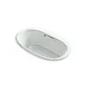 Kohler 5714-GHW-95 Underscore 60 Oval Heated Bbm Bath
