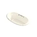 Kohler 5714-GHW-96 Underscore 60 Oval Heated Bbm Bath