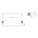 Gessi 38100 18 Towel Bar Chrome 2