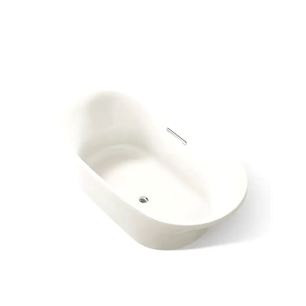 Kohler 5715-W1-0 Underscore 66X36 Oval Bath W/Bask
