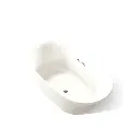 Kohler 5715-W1-0 Underscore 66X36 Oval Bath W/Bask