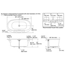 Kohler 5715-W1-95 Underscore 66X36 Oval Bath W/Bask