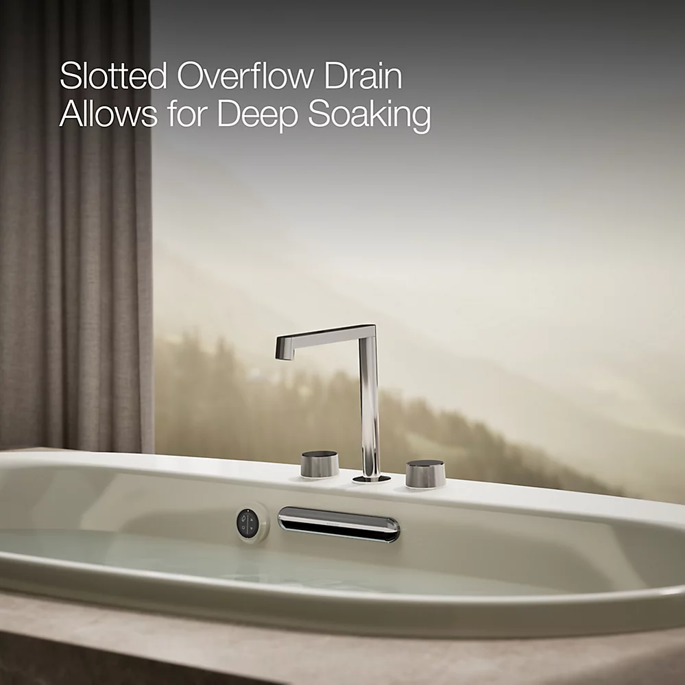 Kohler 5715-W1-96 Underscore 66X36 Oval Bath W/Bask