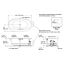 Kohler 5716-GH-0 Underscore 66 Oval Heated Bbm Bath
