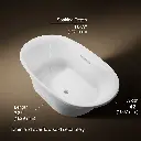 Kohler 5717-0 Underscore 72X42 Oval Di Bath