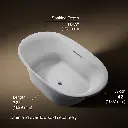 Kohler 5717-95 Underscore 72X42 Oval Di Bath