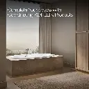 Kohler 5717-W1-0 Underscore 72X42 Oval Bath W/Bask