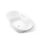 Kohler 5717-W1-0 Underscore 72X42 Oval Bath W/Bask