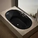 Kohler 5717-W1-7 Underscore 72X42 Oval Bath W/Bask