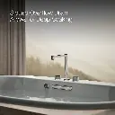 Kohler 5717-W1-95 Underscore 72X42 Oval Bath W/Bask