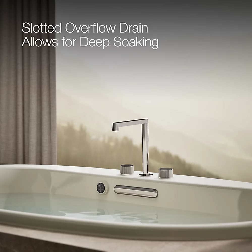 Kohler 5717-W1-96 Underscore 72X42 Oval Bath W/Bask