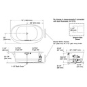 Kohler 5718-GH-96 Underscore 72 Oval Heated Bbm Bath