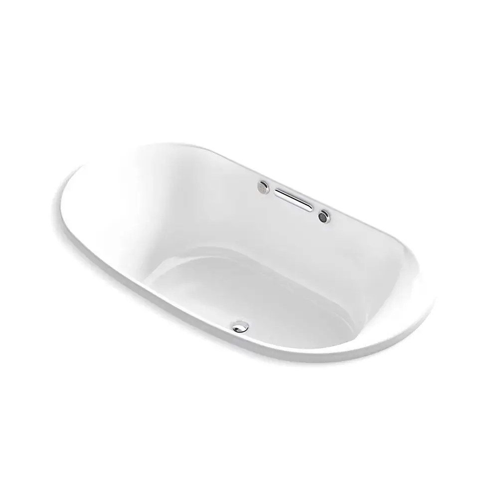 Kohler 5718-GHW-0 Underscore 72 Oval Heated Bbm Bath