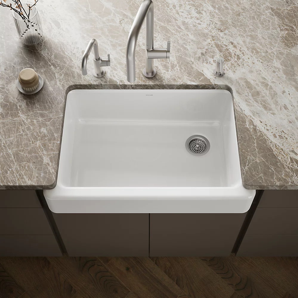 Kohler 5826-0 Whitehaven, Uc, 33 , Short Apron Sink