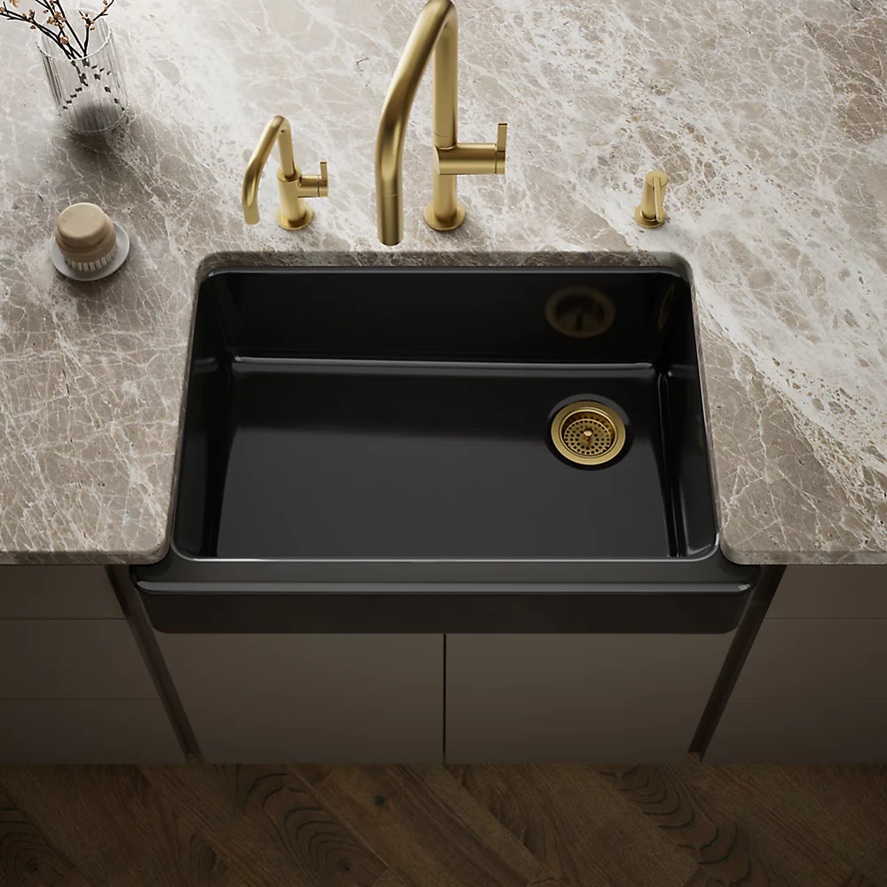 Kohler 5826-7 Whitehaven, Uc, 33 , Short Apron Sink