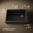 Kohler 5826-7 Whitehaven, Uc, 33 , Short Apron Sink