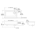 Kohler 5826-95 Whitehaven, Uc, 33 , Short Apron Sink