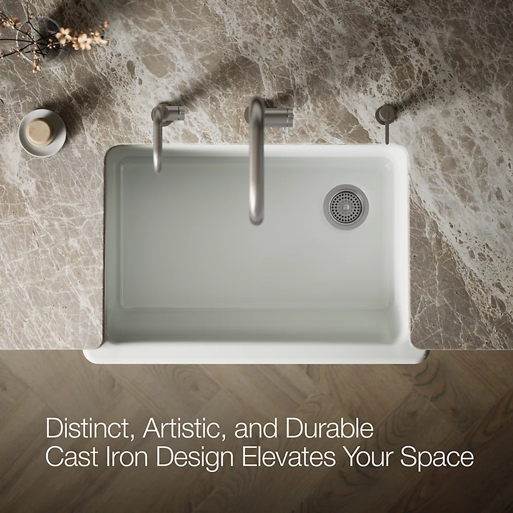 Kohler 5826-FF Whitehaven, Uc, 33 , Short Apron Sink