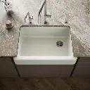 Kohler 5826-NY Whitehaven, Uc, 33 , Short Apron Sink