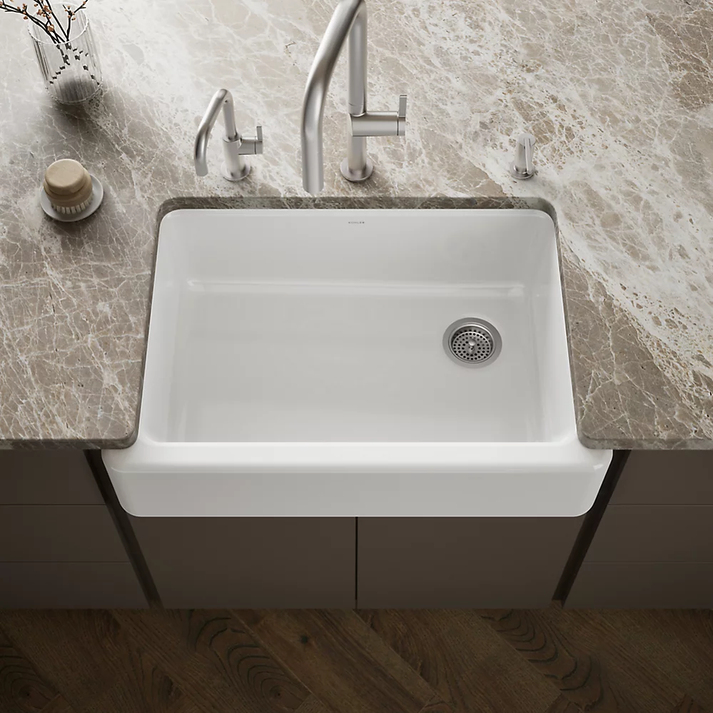 Kohler 5827-0 Whitehaven, Uc, 33 , Tall Apron Sink