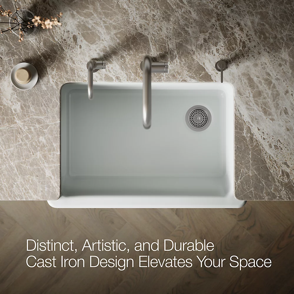 Kohler 5827-95 Whitehaven, Uc, 33 , Tall Apron Sink