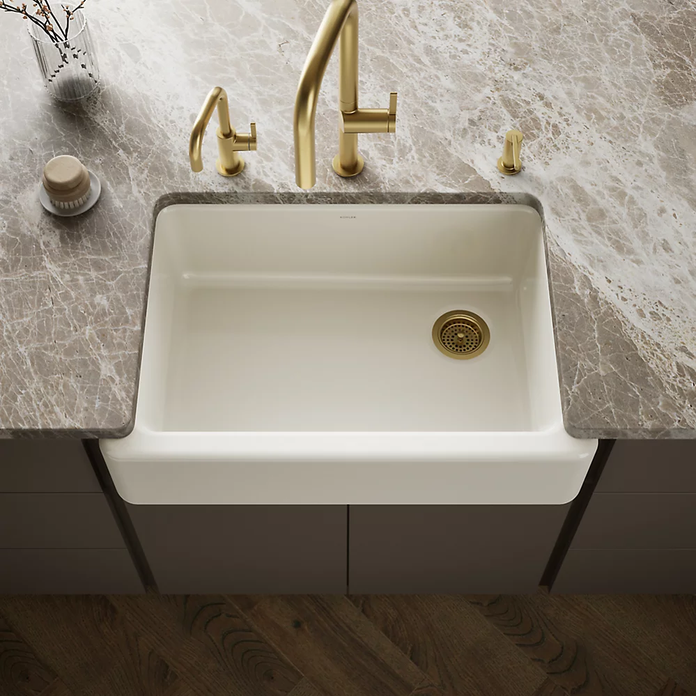 Kohler 5827-96 Whitehaven, Uc, 33 , Tall Apron Sink