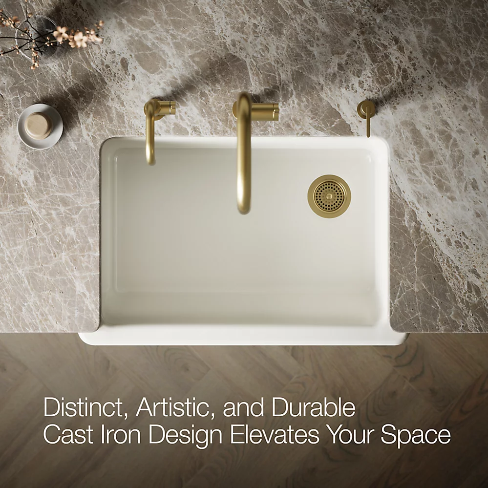 Kohler 5827-96 Whitehaven, Uc, 33 , Tall Apron Sink
