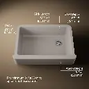 Kohler 5827-TRF Whitehaven Uc 33 Tall Apron Sink