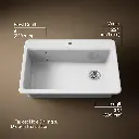 Kohler 5871-1A1-0 Riverby Sink Single Sr 1-Hole