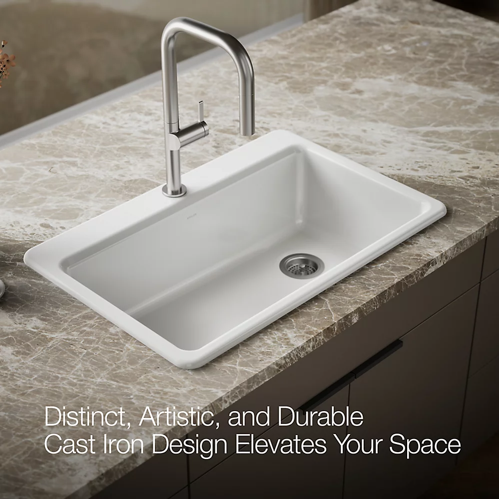 Kohler 5871-1A1-0 Riverby Sink Single Sr 1-Hole
