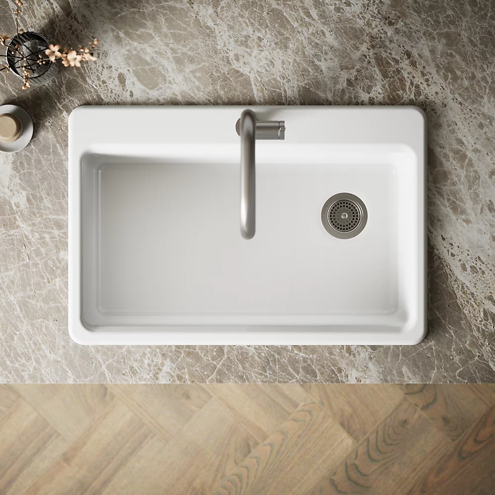 Kohler 5871-1A1-0 Riverby Sink Single Sr 1-Hole