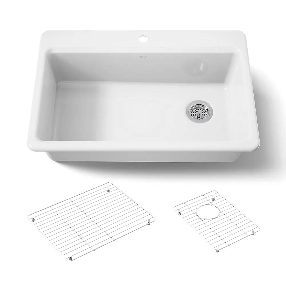 Kohler 5871-1A1-0 Riverby Sink Single Sr 1-Hole