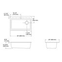 Kohler 5871-1A1-0 Riverby Sink Single Sr 1-Hole