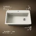 Kohler 5871-1A1-96 Riverby Sink Single Sr 1-Hole