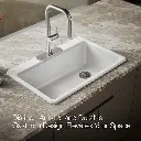 Kohler 5871-3A1-0 Riverby Sink Single Sr 3-Hole