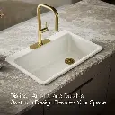 Kohler 5871-3A1-96 Riverby Sink Single Sr 3-Hole