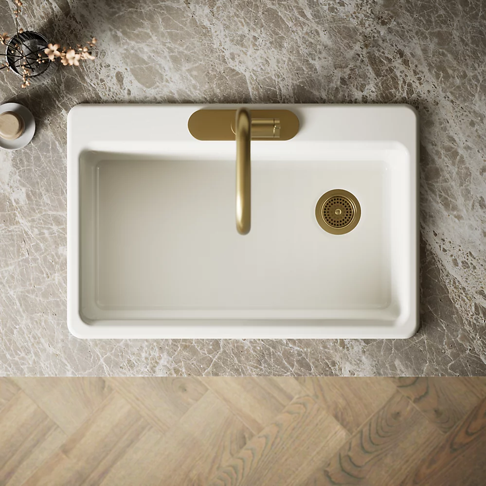 Kohler 5871-3A1-96 Riverby Sink Single Sr 3-Hole