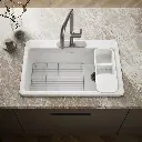Kohler 5871-3A2-0 Riverby Sink, Single, Sr, 3-Hole
