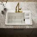 Kohler 5871-3A2-96 Riverby Sink, Single, Sr, 3-Hole