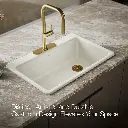 Kohler 5871-3A2-96 Riverby Sink, Single, Sr, 3-Hole