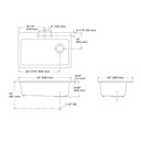 Kohler 5871-3A2-96 Riverby Sink, Single, Sr, 3-Hole
