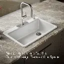 Kohler 5871-4A1-0 Riverby Sink Single Sr 4-Hole
