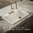 Kohler 5871-4A1-96 Riverby Sink Single Sr 4-Hole